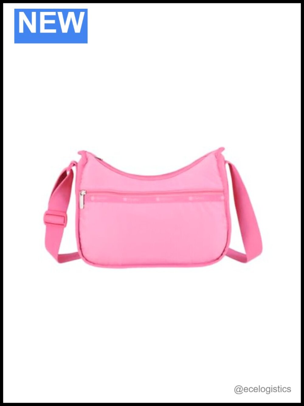 LeSportsac Classic Hobo Crossbody Bag with Cosmetic Pouch Recycled Ripstop Nylon